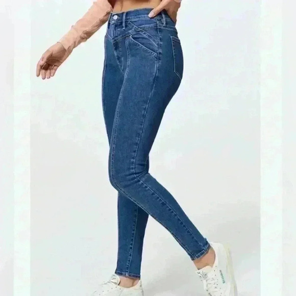 PacSun Faded Black Super High Rise Skinny Jeggings, 29 - Picture 5 of 5